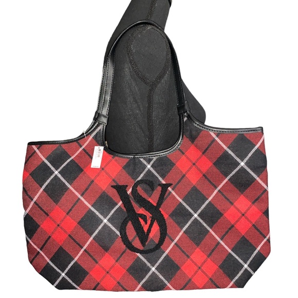 Victoria’s Secret plaid bag NWT - Picture 1 of 3